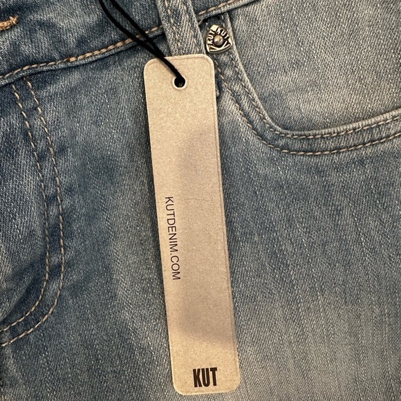 Kut from the Kloth Light Blue Boyfriend Jeans - Picture 4 of 7